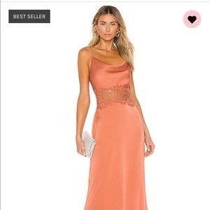 Revolve Vienna Burnt Orange wedding Dress